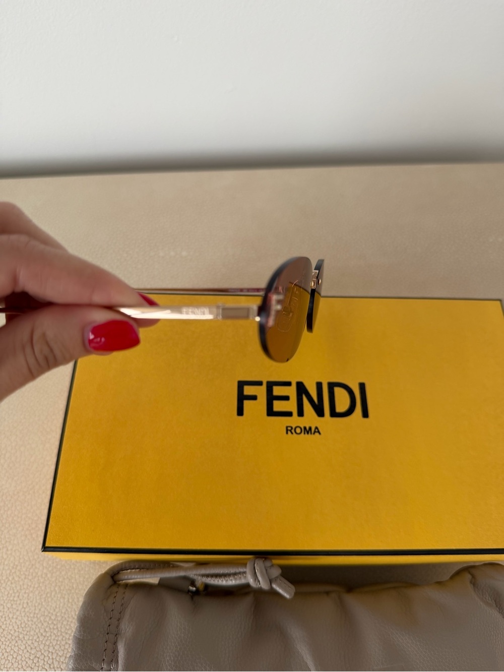 Fendi Oval Sunglasses - Picture 3 of 4